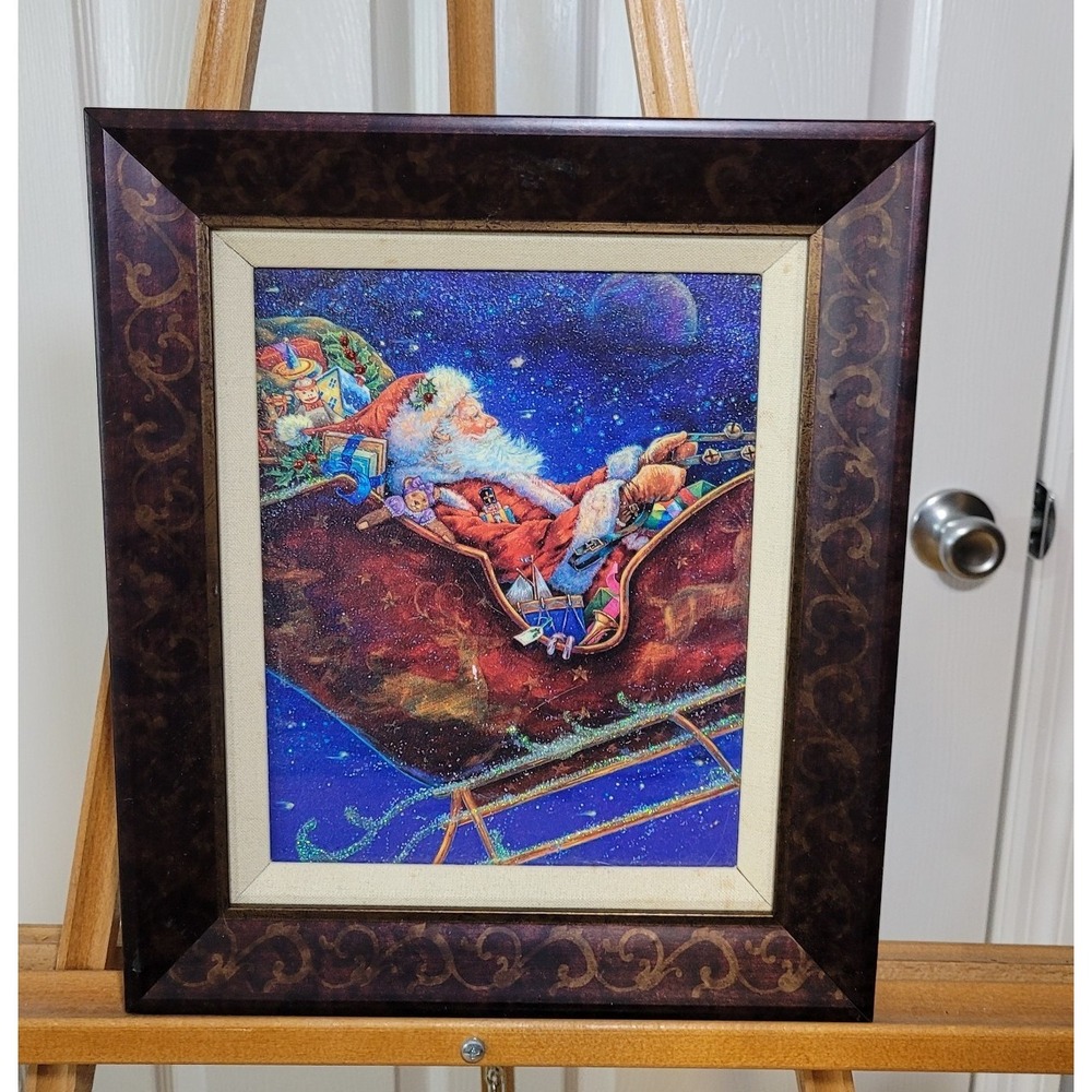 Santa Claus Framed Picture